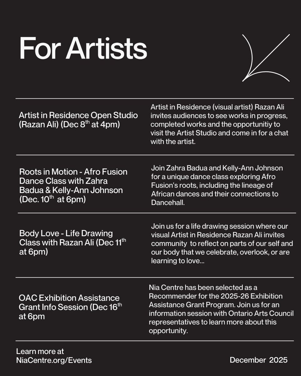 Nia Centre for the Arts tweet media