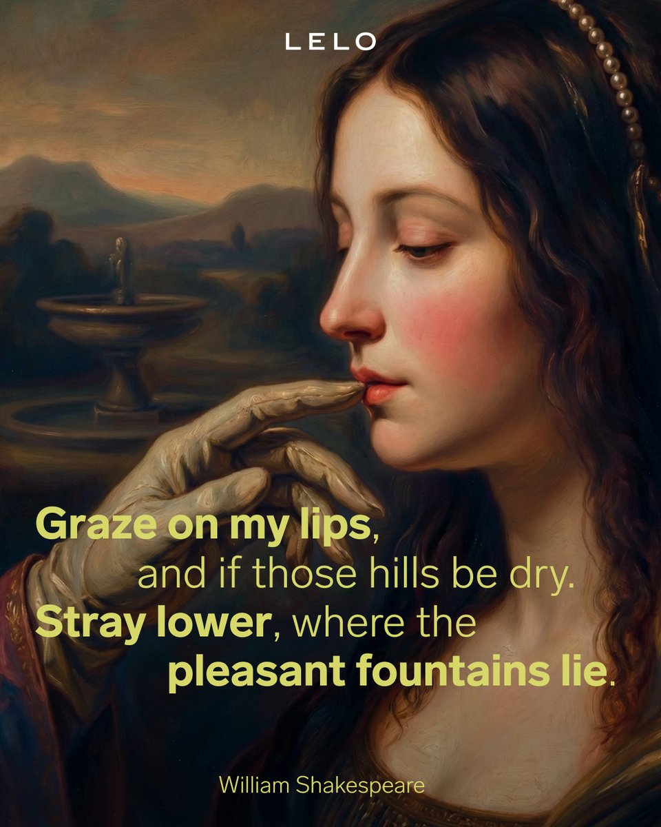 lelo_official's tweet image. Smash. Smush. Netflix and chill. Get busy. Hook up. How many of these words have you used to describe segues? Probably all.

But how would you react if someone spoke dirty with a sonnet? 🤭

#LELO #ComeTogether