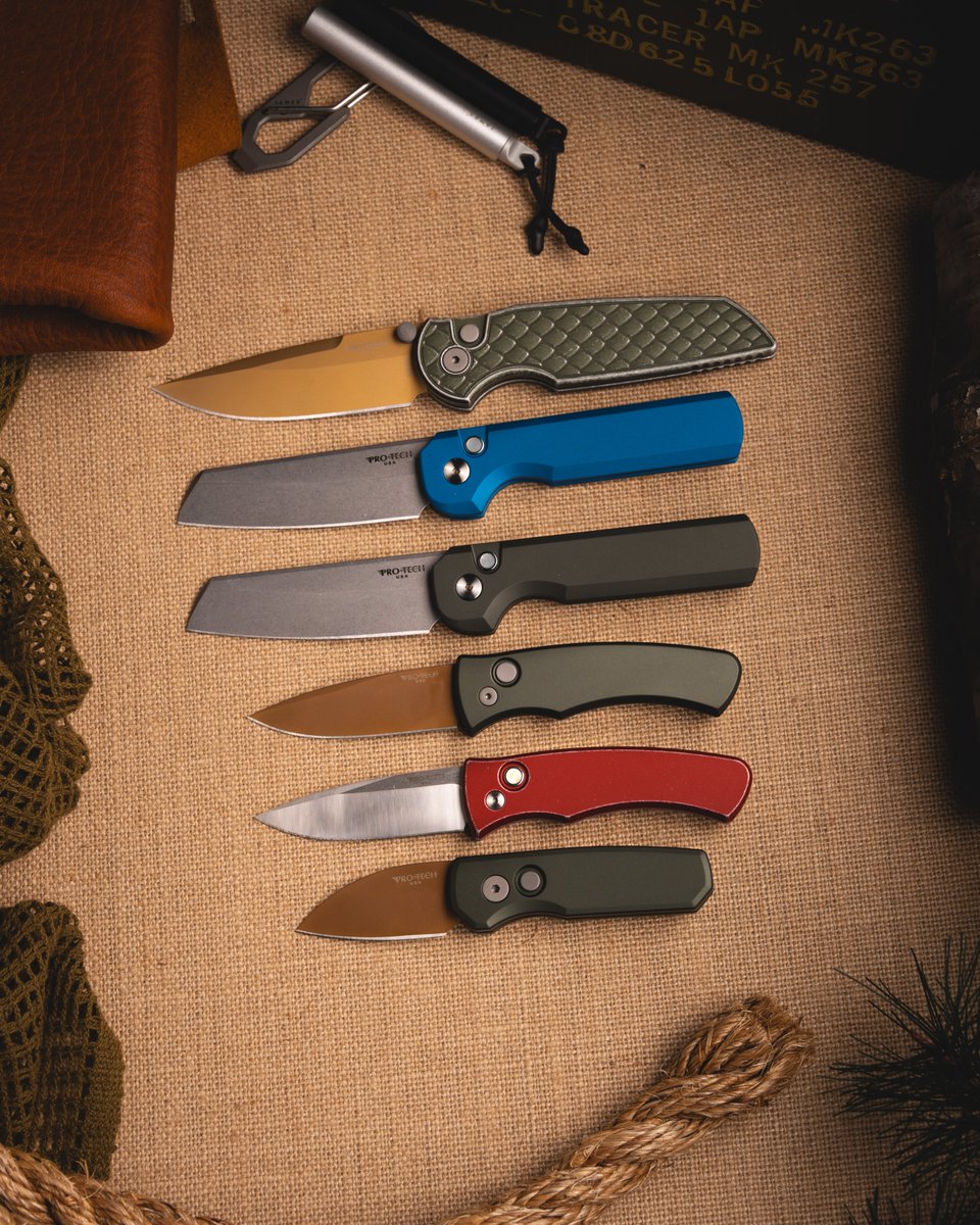 BladeHQ's tweet image. Pro-Tech just dropped six new models and they are on SALE for TODAY ONLY!! Get them while you can!
bit.ly/3KjVrRq