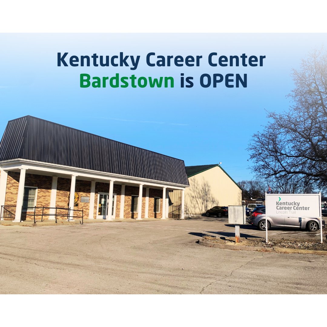 Bardstown job seekers—we’re here for you! Whether you’re job hunting, updating your resume, or exploring a new career path, the Kentucky Career Center team is ready to help. Come by and take that next step forward: ltcareercenter.org/bardstown/