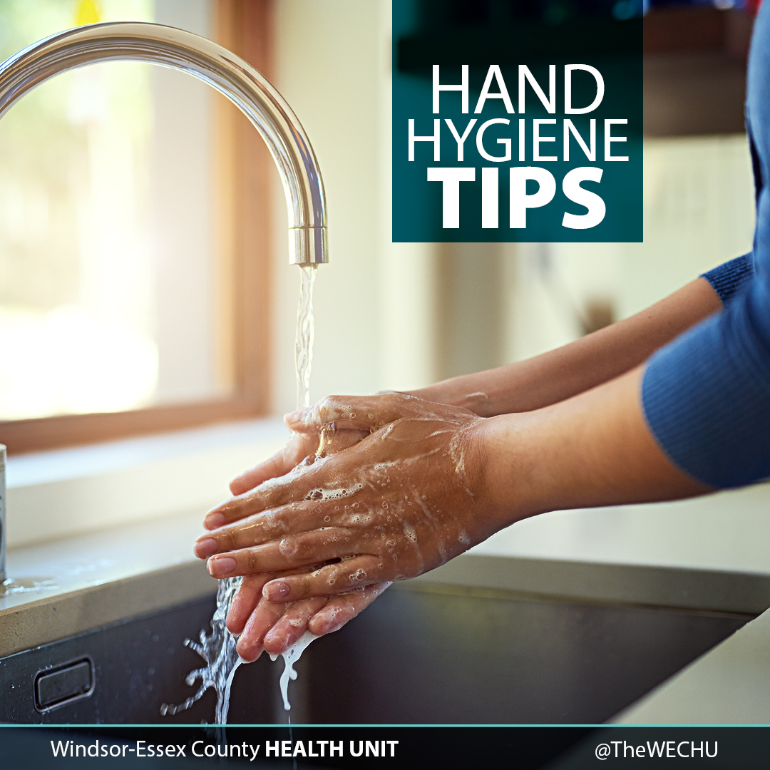 Washing your hands is one of the best ways to prevent the spread of germs. 

Remember to: 
- Use warm water and soap 
- Rub hands to lather soap for 20 seconds 
- Dry hands with a paper towel or air dryer 

For more tips, visit ow.ly/NVPp50LV6Tp