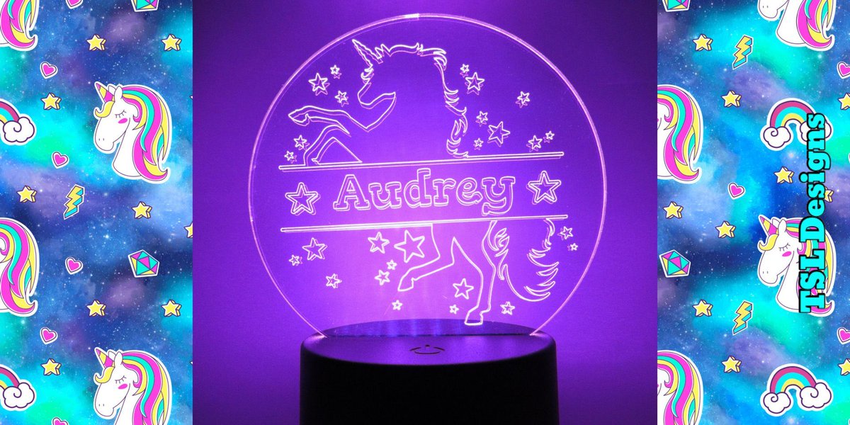 bythebeach1214's tweet image. 🦄Personalized Unicorn Night Light, Colorful Led with Remote
etsy.com/listing/177641…
#Personalized #nightlight #light #homedecor #handmade #handcrafted #glowforge #shopsmall #etsy #unicorn