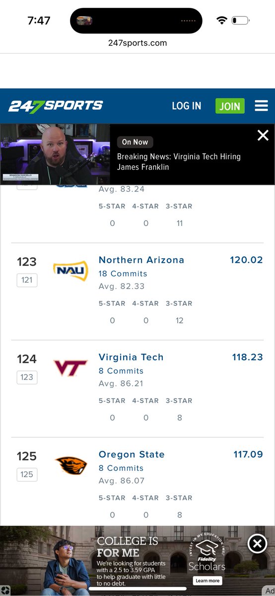 roybhatfield's tweet photo. Thank you @coachjfranklin ! Just a reminder where we were before #CJF arrived. #Hokies https://t.co/5Wny0QG4Ce