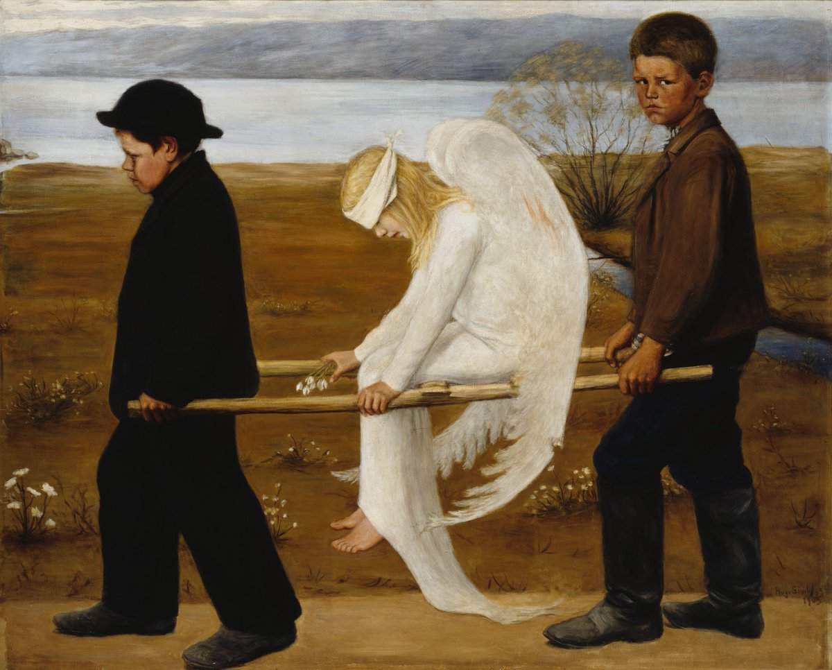The Wounded Angel, by Hugo Simberg (1903)