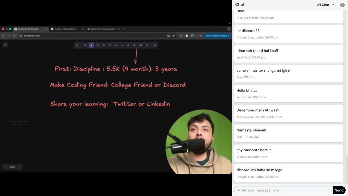 pankaj205503's tweet image. Started DSA with Rohit Negi sir! 
First class completed 💻🔥

#DSA #CodingJourney
@rohit_negi9