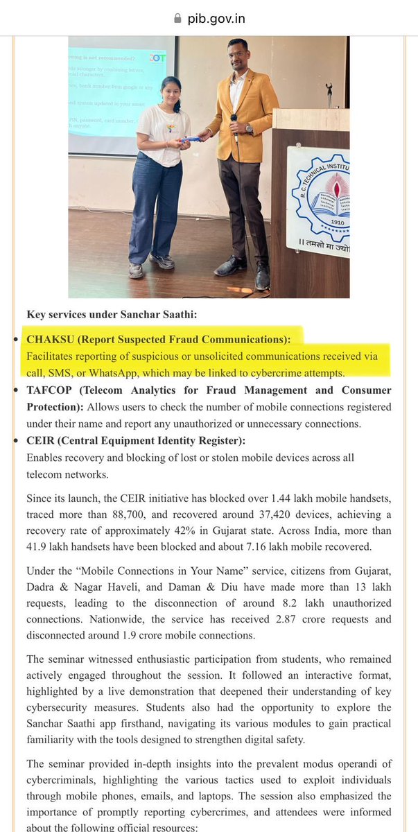 Dear Countrymen,
🆘

The CHAKSU feature of Sanchar Sarthi App can listen into your Calls, Read your SMS, Read and Hear your WhatsApp Communications, in the name of Cybersecurity. Modi Regime has put an end to the PERSONAL PRIVACY.

Now Modi Regime can directly listen to your Mann