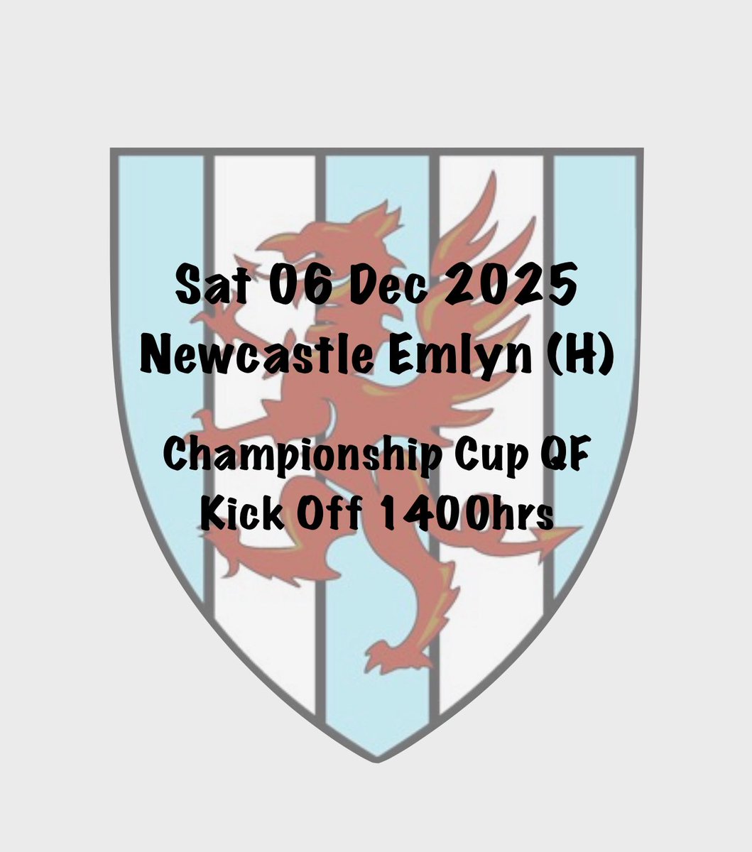 WandsMASSIV's tweet photo. ⏳🏉 💙🖤🤍
Don’t miss the #MIGHTYWands @GlamWandsRFC Championship Cup Q/F match for the 2025 / 26 season:

🏆  Championship Cup
🆚  Newcastle Emlyn
🗓  Sat 6th Dec 2025
⏰  1400hrs
🏴󠁧󠁢󠁷󠁬󠁳󠁿  The Memorial Ground, Stirling Road, Ely, Cardiff, CF5 4SR
📌  https://t.co/iEBSDmaSK3 https://t.co/IICfaJKimO