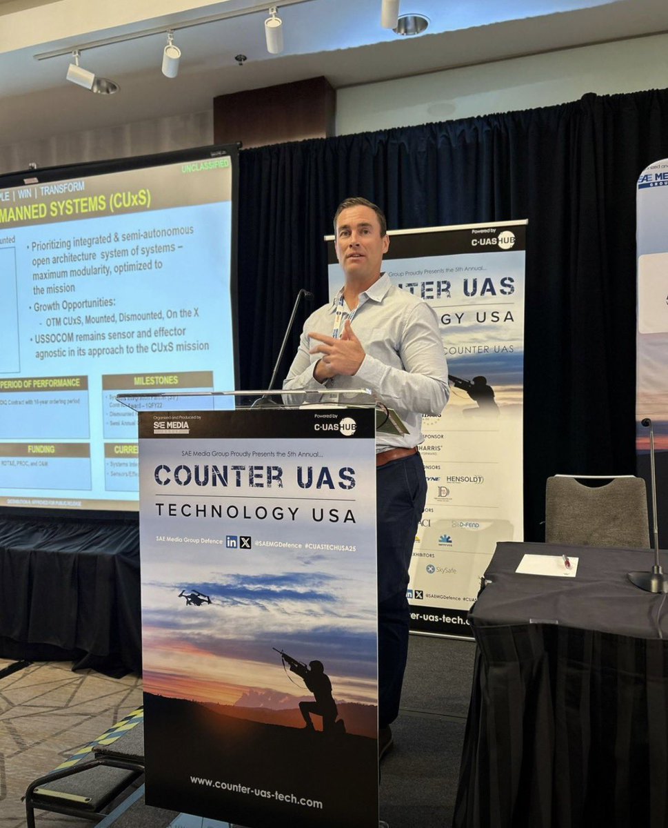 bodoxstocks's tweet image. $ONDS #ONDS

@Sentrycs is showing U.S. agencies at the Counter UAS Technology USA Conference how C-UAS goes from battlefield to ballpark 👀 

A perfect pitch stage for future government deals 🚀

The full buffet of U.S. forces, homeland security-adjacent agencies and NATO/allied…