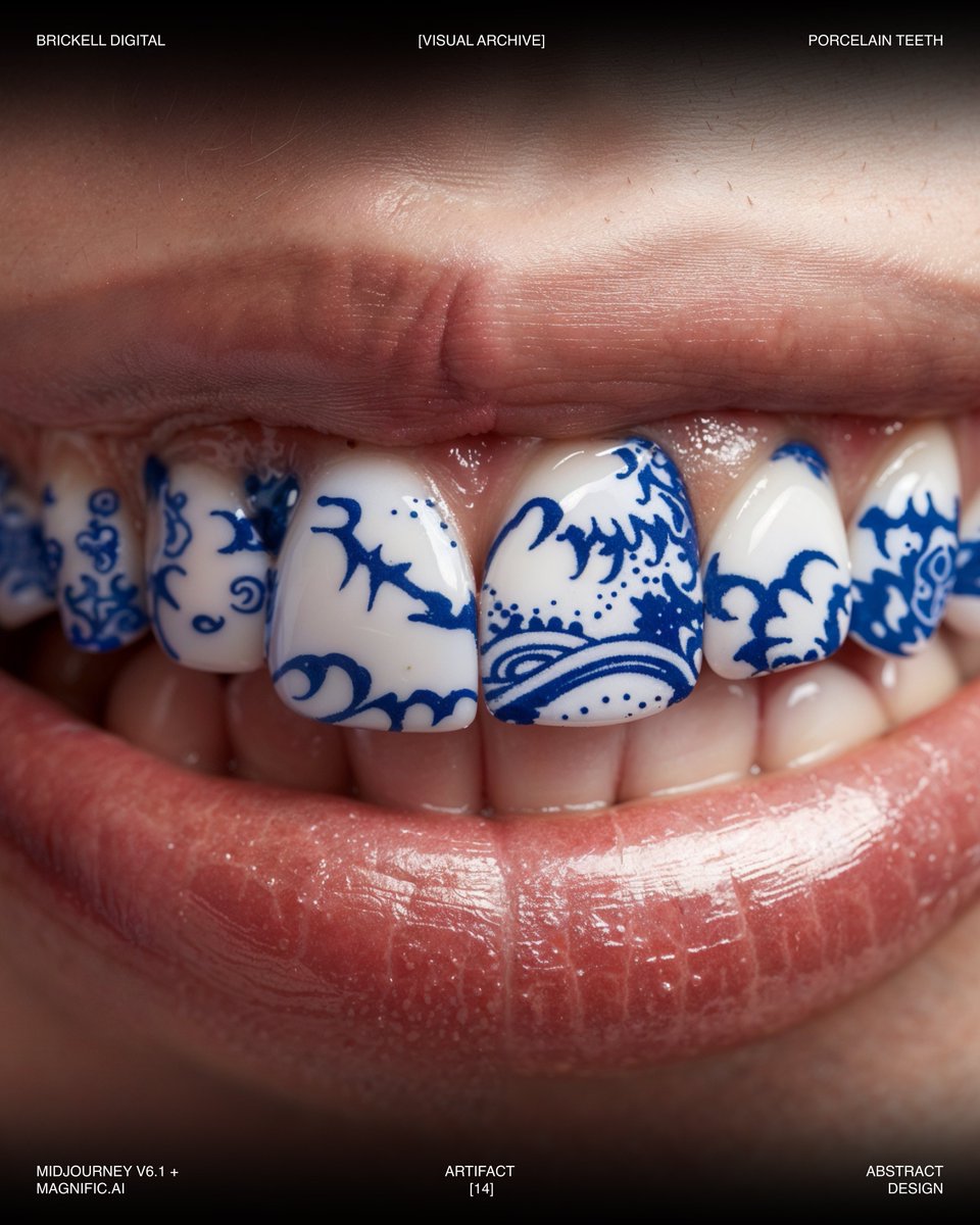 BrickellDigital's tweet photo. [Porcelain Teeth]

#ai #design #abstractart #abstractdesign #midjourney #interiordesign #art #brickelldigital #fashion #fashionweek #style https://t.co/wKwi0CycgL