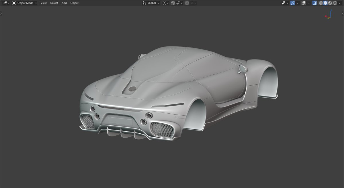 Naochin3D's tweet image. チュートリアルコース 『3D Cars』#016                                

ナンバー周りとマフラーです                   

#blender初心者 #blender 
#blender3d #3DCG