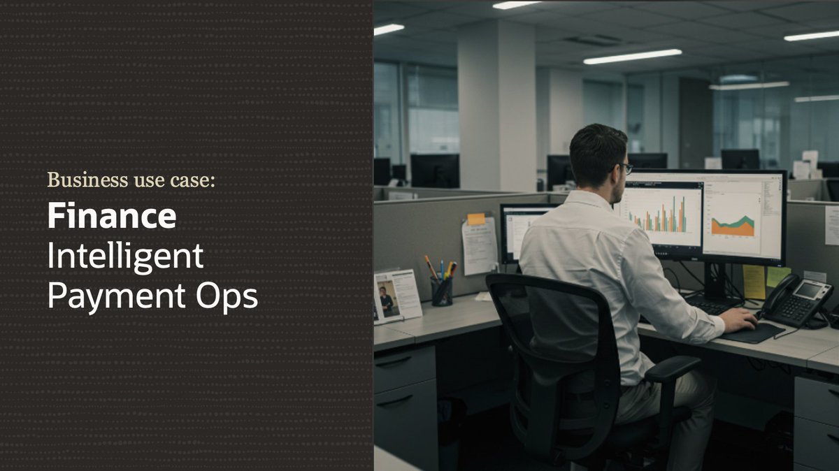 OracleAnalytics's tweet image. Discover how #OracleAnalytics can help finance departments gain better intelligence on Payment Ops. Watch the short demo: social.ora.cl/60127IQmA
