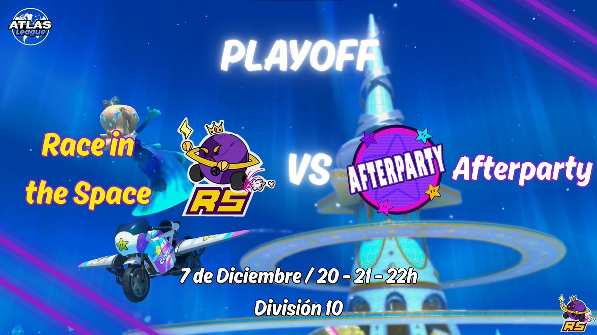 RaceInTheSpace's tweet image. Atlas League S1 | Semana 8

9-1-6

⚔️ Nos enfrentaremos a Afterparty en los playoff.