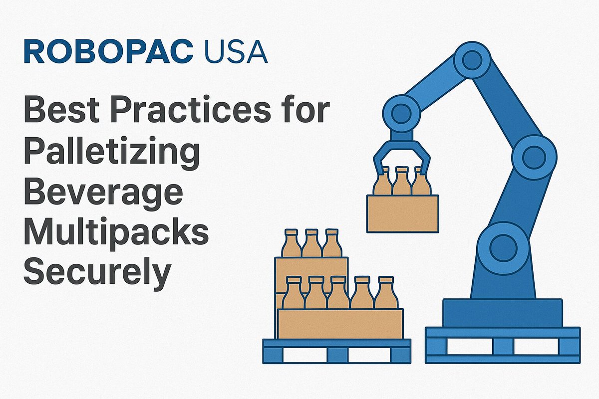 ROBOPACUSA's tweet image. Securely shipping beverage multipacks starts with strong palletizing practices. 🍻📦
Proper stacking, the right pallets, and high-quality stretch wrapping all reduce damage &amp;amp; protect your brand.

#Packaging #Automation #BeverageIndustry

robopacusa.com/best-practices…