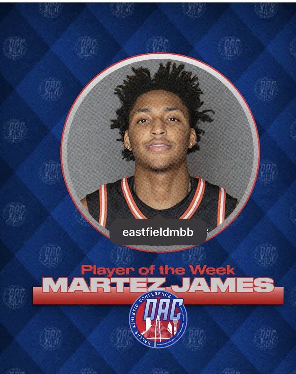 Blessed to receive player of the week back to back <a href="/DCEastfieldMBB/">Dallas College Eastfield Basketball</a> <a href="/NJCAABasketball/">NJCAA Basketball</a> <a href="/JC4PT/">Revocruit JUCO</a>