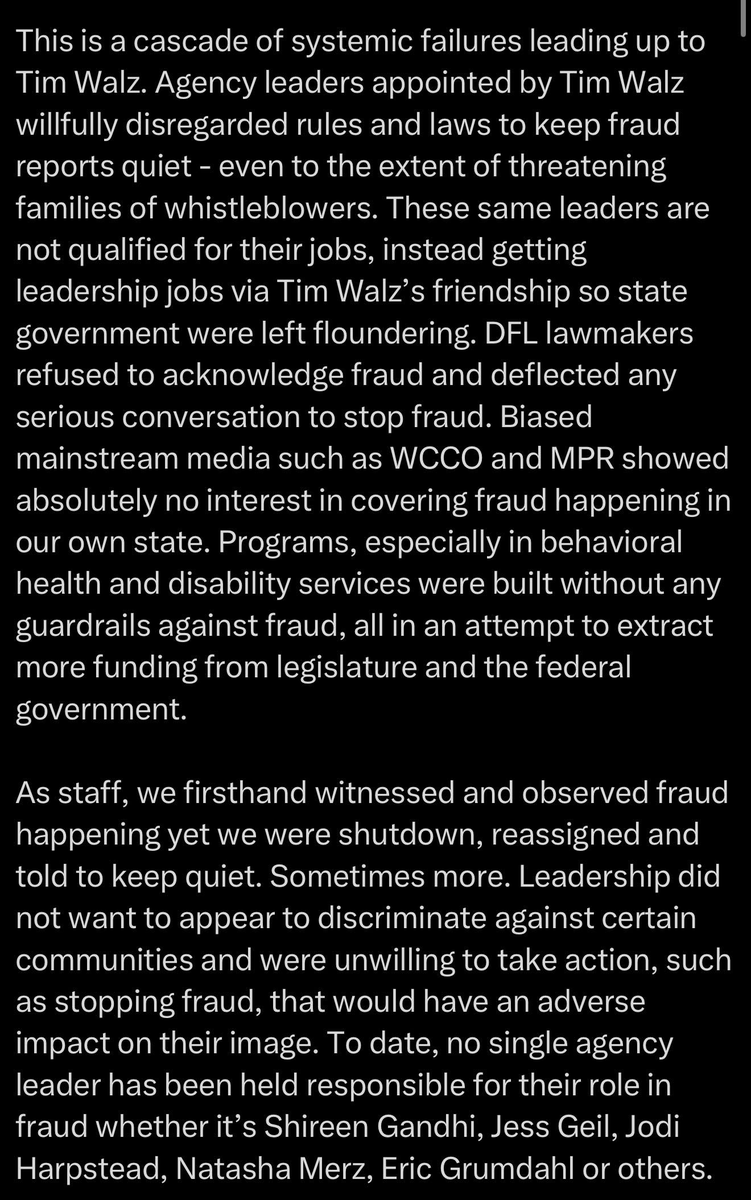 politicalmath's tweet image. Here is what the @Minnesota_DHS account (not an official account) tweeted before they were suspended