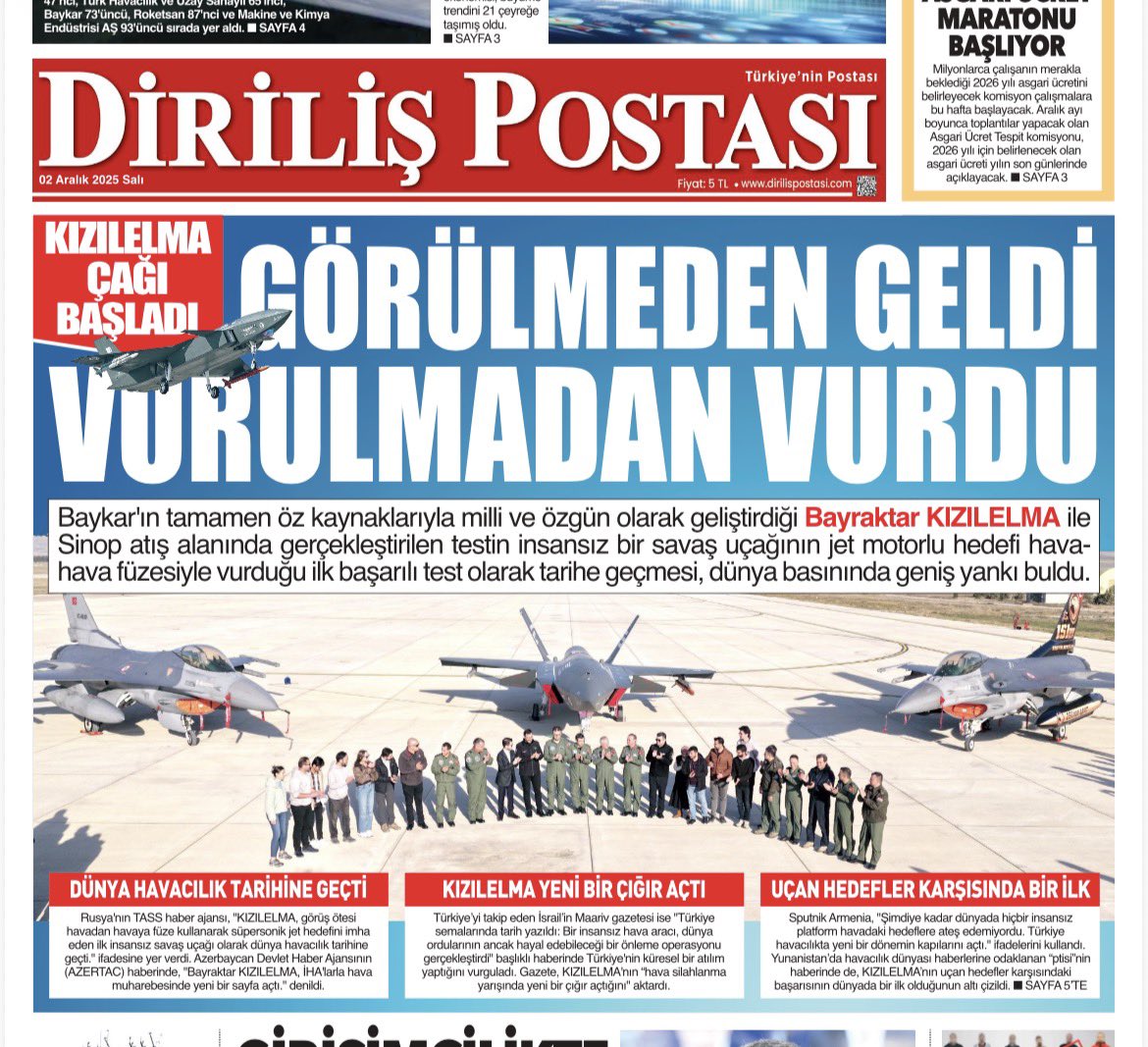 KIZILELMA ÇAĞI BAŞLADI

GÖRÜLMEDEN GELDİ, VURULMADAN VURDU

YARIN DİRİLİŞ POSTASI’NDA <a href="/dirilispostasi/">Diriliş Postası</a>