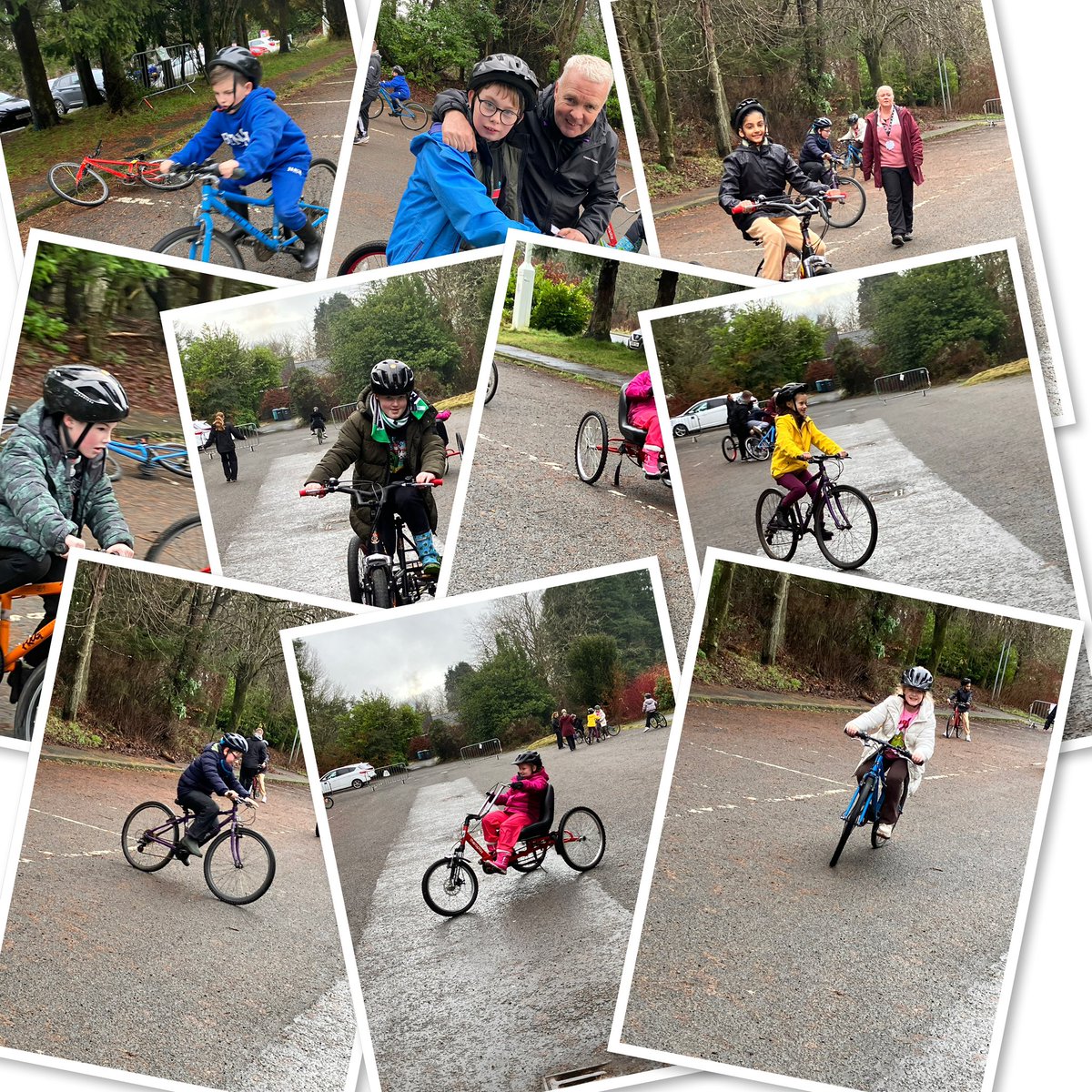 StAndrewsCumb's tweet image. P5 trip to Palacerigg Country Park
What a bunch of superstars we have on their bikes. Some only learned today!