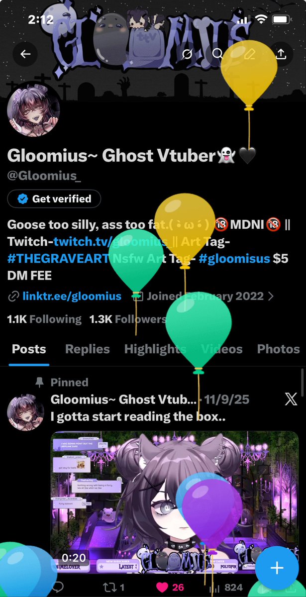 Gloomius_'s tweet image. BALLOON DAY BALLOON DAY!!