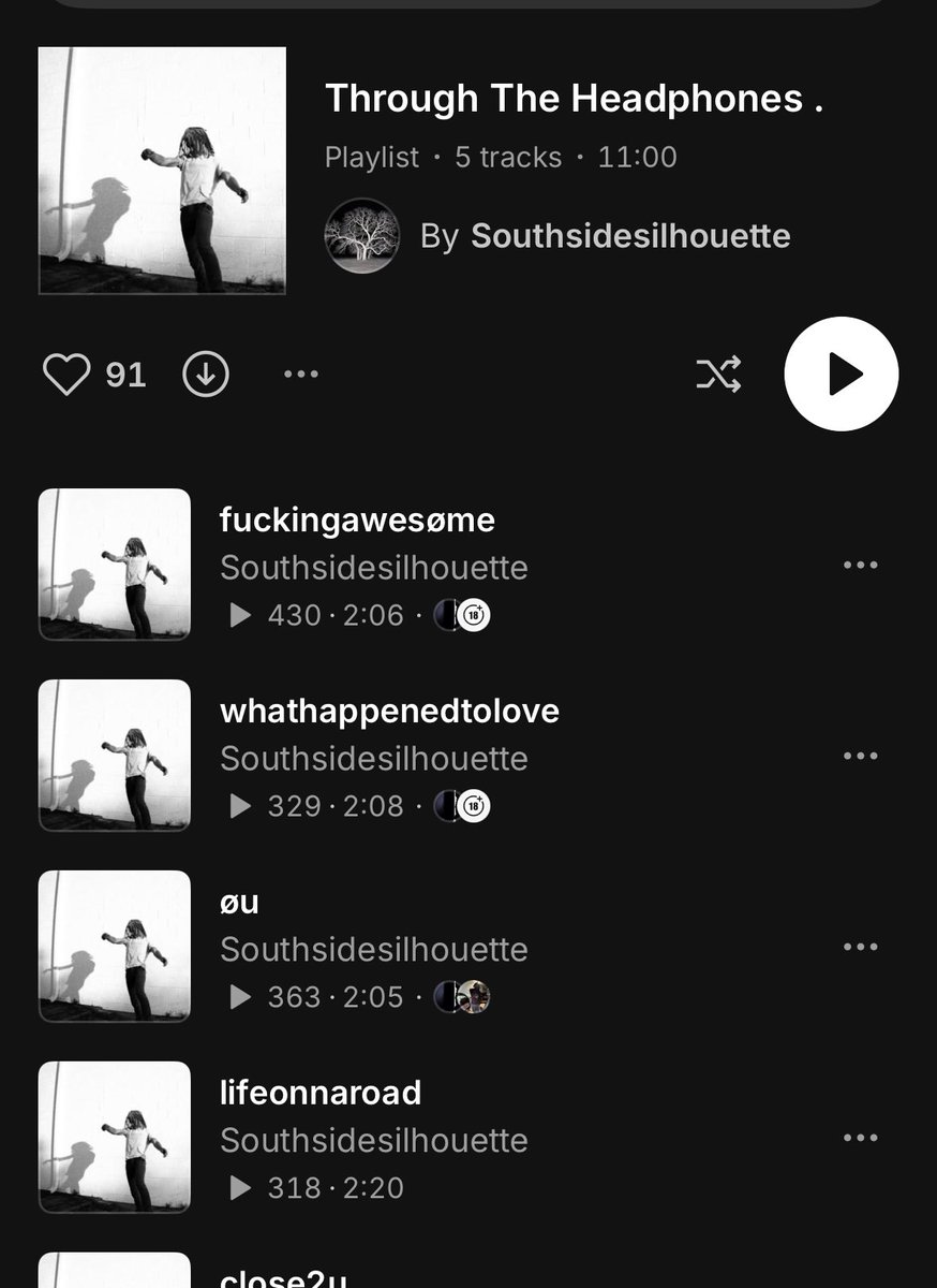 SOUTHSIDESILHOUETTE 

THROUGH THE HEADPHONES (EP)

OUT NOW 🚨