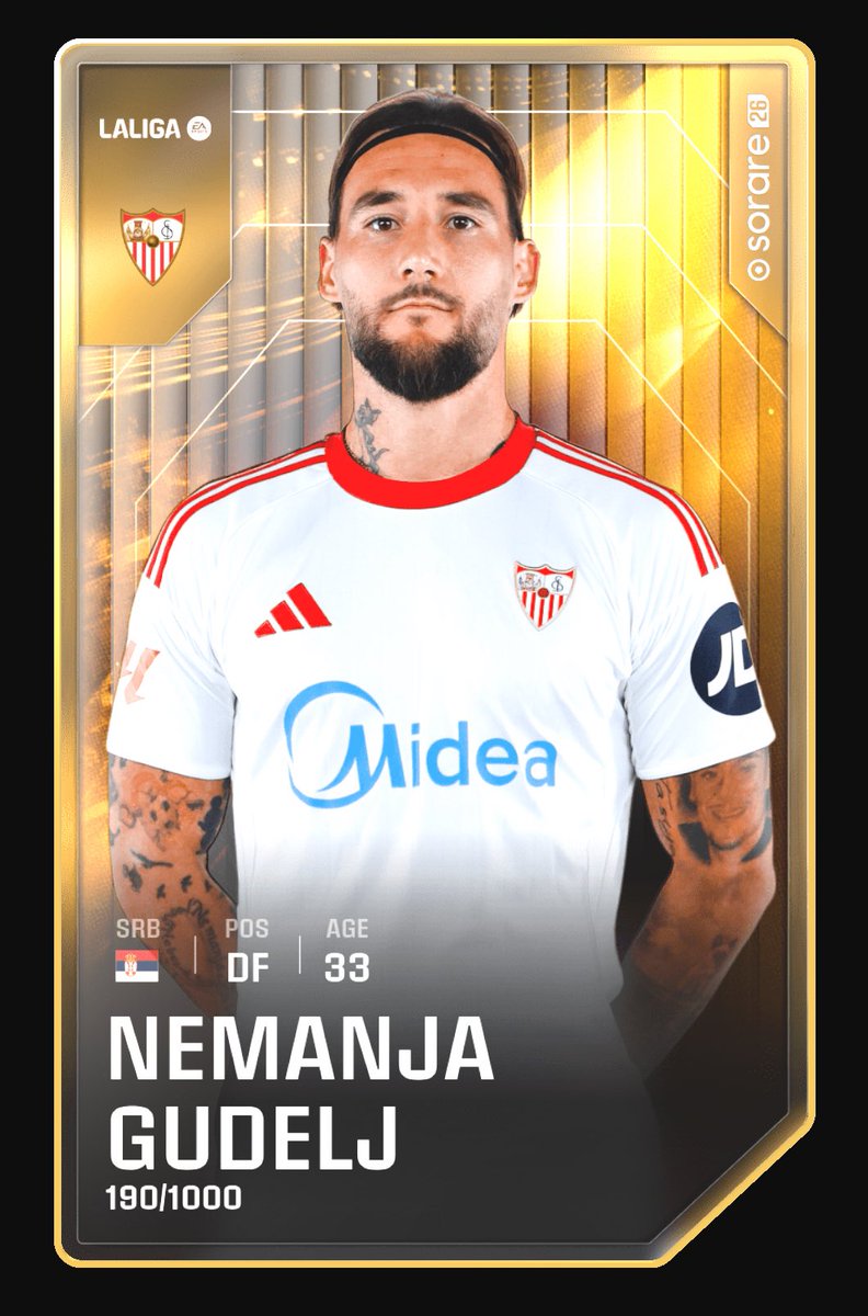 🎁🎁GIVEAWAY🎁🎁

Concours Sorare :
Carte de Nemanja Gudelj à gagner !!
En In Season !!

Condition ✍️ :

- follow <a href="/leforoyt/">Leforo</a> 
- Retweet 🔄
- Like ❤️

Tirage au sort le 05/12

Je vais essayer de faire un maximum de Giveaway sorare sur ce mois de décembre !! 

#giveaways #giveaway