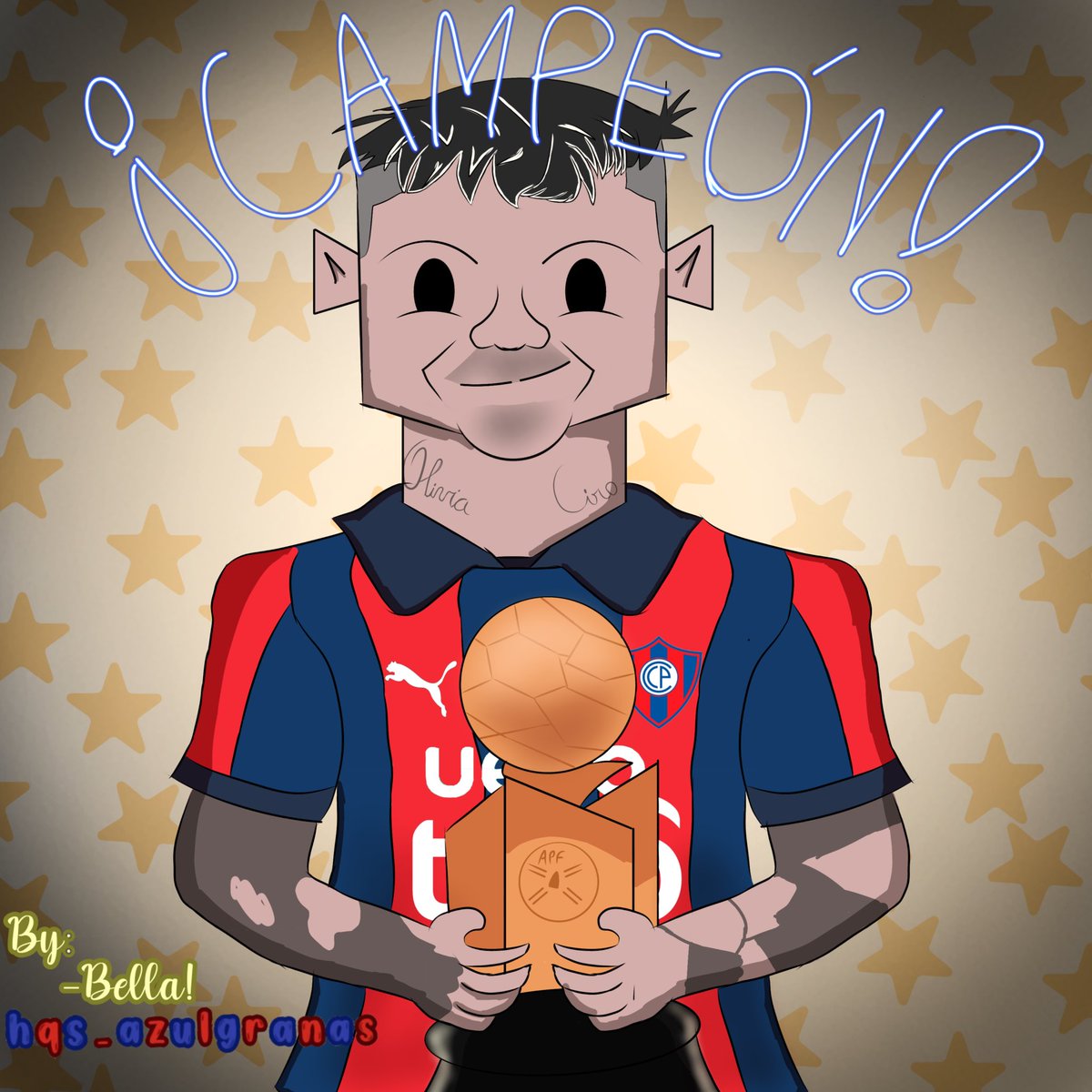 SOMOS CAMPEONES!!! 💙❤️

Ayer el ciclón se consagró como campeón del torneo Clausura después de 4 años!! Felicidades al club por la conquista, y q en el próximo año posamos ganar más torneos, tqm mi Ciclón!!! 

#CerroPorteño #paraguay #ciclon #artist