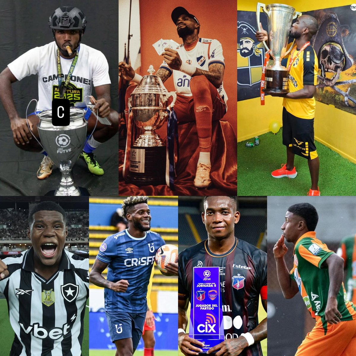 leoaguilar_29's tweet image. En 2025 Panamá 🇵🇦 tiene: 

- Un campeón en Chile 🇨🇱 
- Un campeón de Uruguay 🇺🇾 
- Un campeón de Venezuela 🇻🇪 
- Una promesa en Brasil 🇧🇷 
- Varios U20 y U23 en Colombia 🇨🇴 , 🇧🇷 
- Goleadores en Ecuador 🇪🇨 , 🇻🇪, 🇨🇱