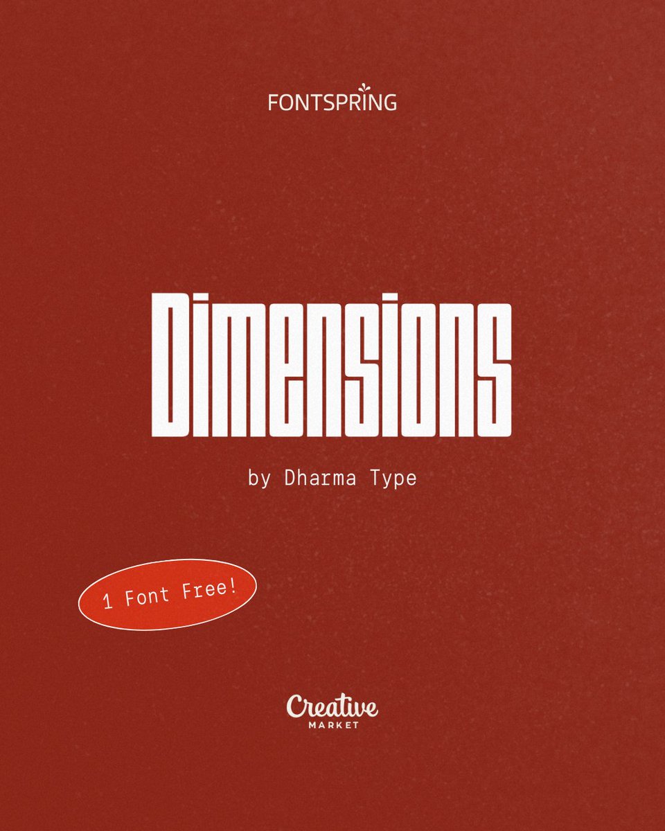 fontspring's tweet image. Big Type Energy Only! 🔊 These bold display fonts don’t whisper — they demand attention. Perfect for headlines, posters, merch, branding &amp;amp; everything loud!

Select Bold Display Fonts on SALE 🔔 Don't miss out on these amazing deals! Up to 30% off ⭐️  fontspring.com/tag/display+bo…