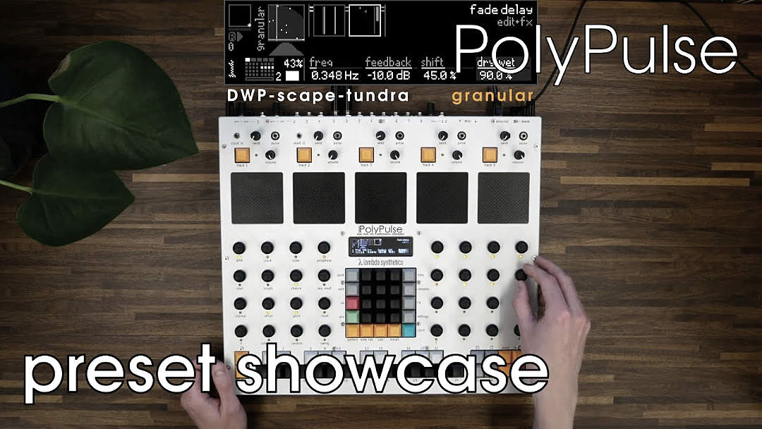 PolyPulse: synths / drones / soundscapes showcase  |  sounds only
–  by Lambda Synthetics &amp; Jaap van Hamond

&gt; youtube.com/watch?v=t6Q3bj…

#synthesizer #sequencer #workstation #groovebox