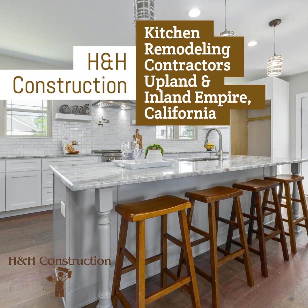 UplandRemodeler's tweet image. 🏠H&amp;amp;H Construction transforms kitchens in Upland, California and surrounding #InlandEmpire with custom cabinetry, sleek finishes, and functional layouts that make cooking—and gathering—more enjoyable. Let’s build your dream kitchen! Call (909) 525-8453. #kitchenremodel #remodel