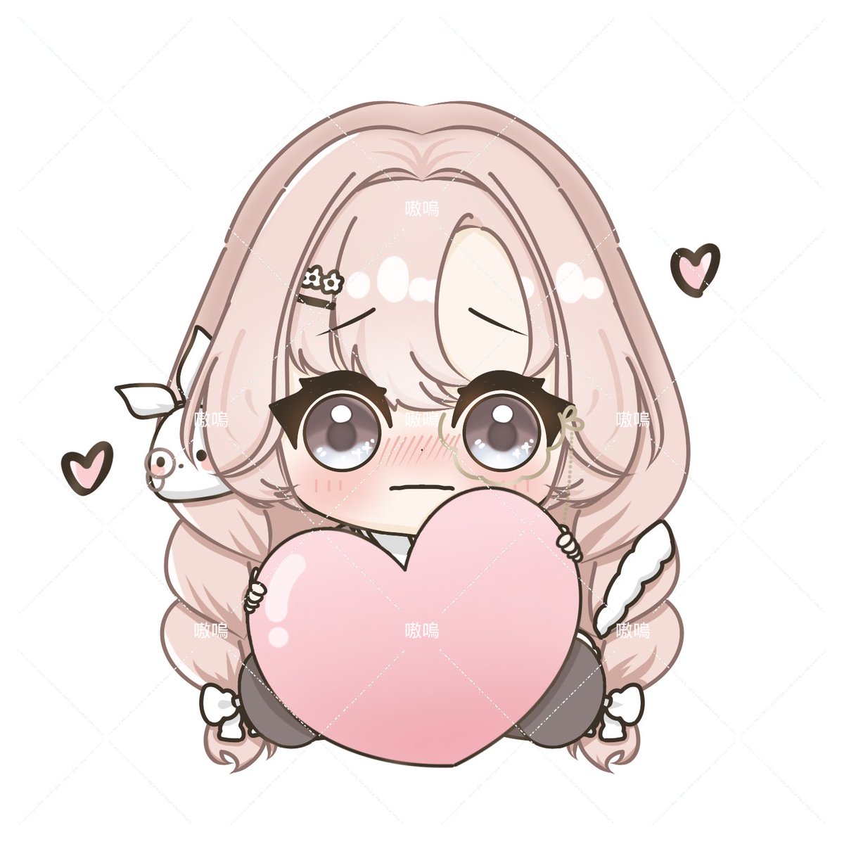 🕰️恭喜幽昵三萬訂閱惹！！！♣️
恭喜恭喜！（撒花🎉
這張小小的賀圖希望昵會喜歡！
之後也請多多指教惹！
昵是墜棒墜昵害的小白兔了！

感謝呱呱老師接受委託🫶
（繪師資訊下收
#幽點藝思 #昵聽我說