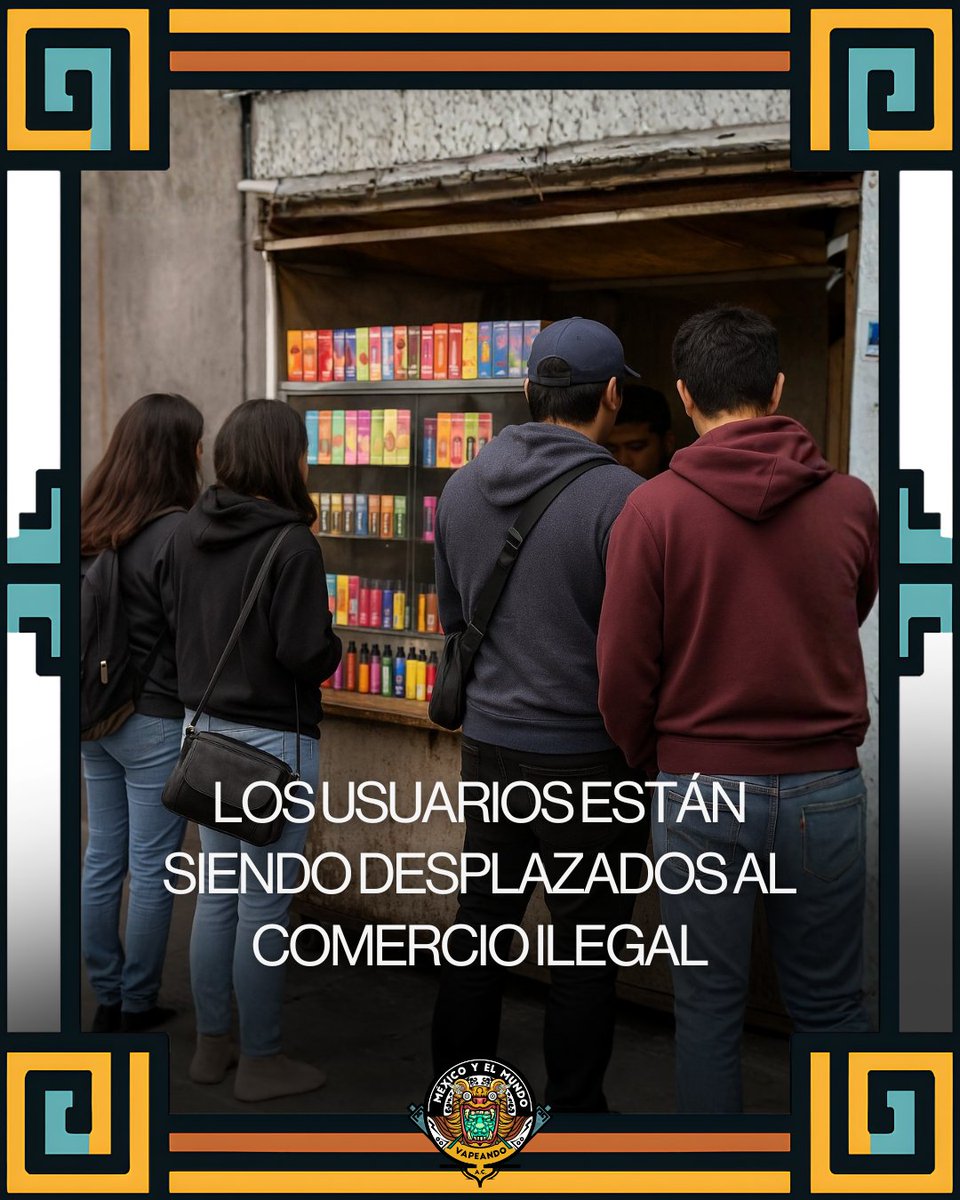 En noviembre 2025, la Comisión de Salud aprobó reformas para prohibir totalmente la venta, importación y distribución de vapeadores. Esa decisión profundiza el vacío regulatorio: sin normas claras, solo penalización y represión.

#MexMVap #VapeoReguladoYa #NoProhibición