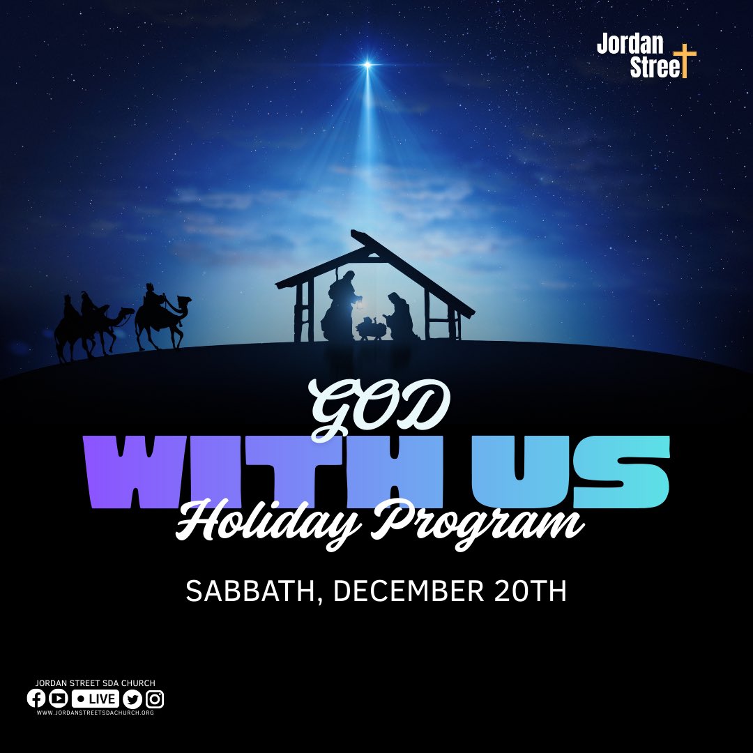 JSSDAC's tweet image. ⭐️ 2025 is coming to an end, but #JSSDAC is still booked and busy!

⭐️ Mark your calendars for our upcoming District Day &amp;amp; Communion with Bethany SDA Church.

⭐️Followed by our annual holiday program! Don’t miss it!