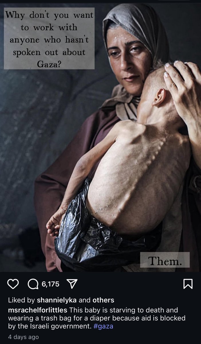 "People who attack Ms. Rachel are inbred" is a self-defeating attack, considering that Ms. Rachel keeps getting caught posting pictures of inbreeding victims and claiming that they're starving.

Gaza has a 40% cousin marriage rate.