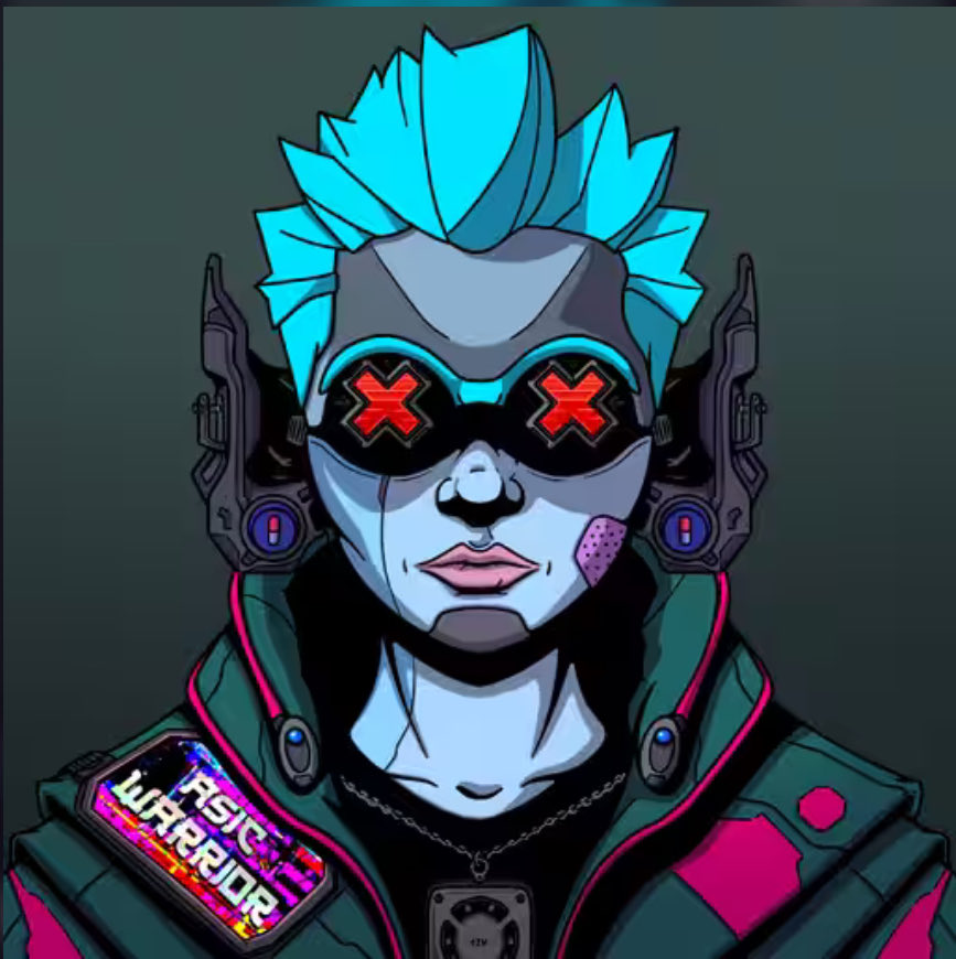 llorractrebor's tweet image. Hey @ASICGenesis thanks for the free mint   Ready to mine some bitcoin   Lets go !!