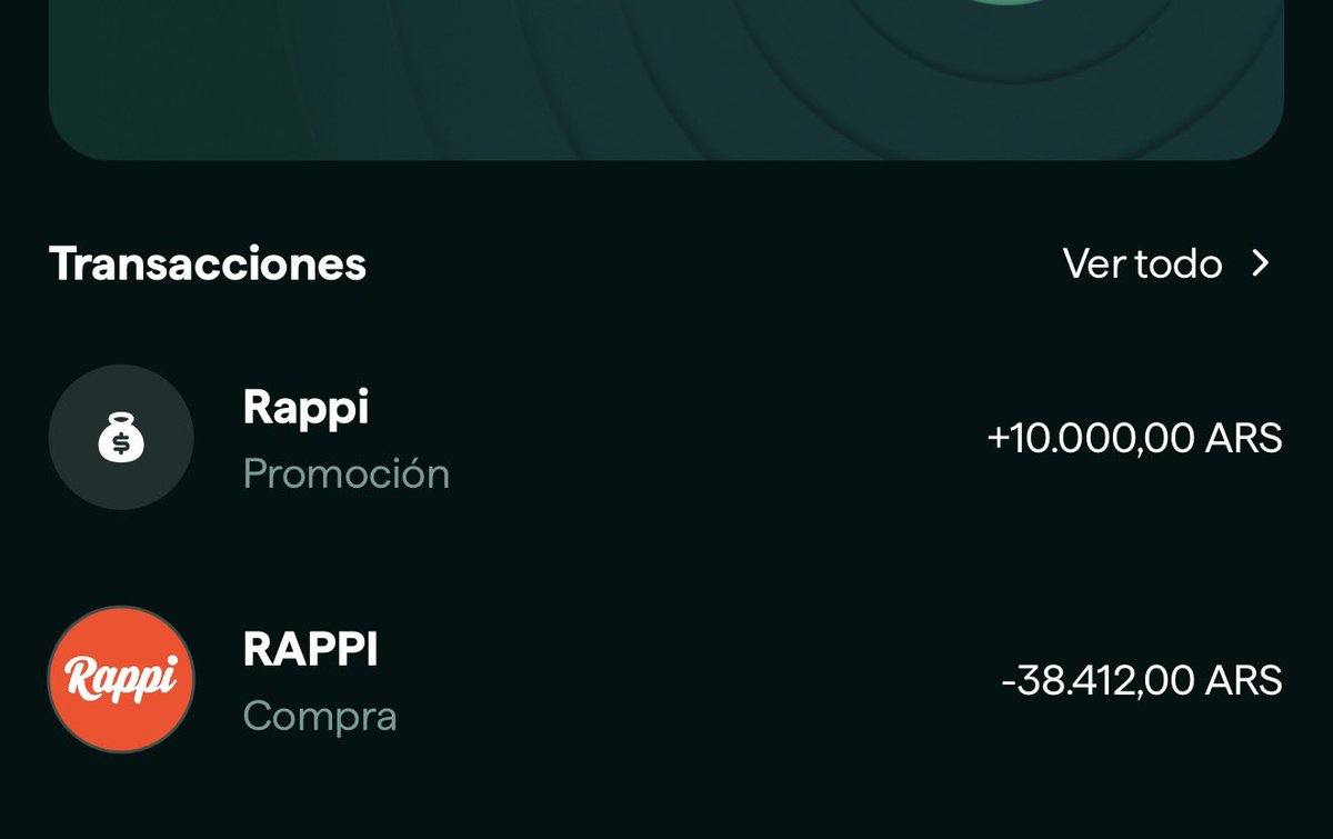 🚨 APURAAAAAA

🚀 Astropay + Rappi 

✅ 50% reintegro 
✅ Tope $10.000 x mes 

ME SACRIFIQUE Y LEDI PAR SVER SI YA ANDA : siendo 1/12 está activo ; apúrate porque tiene tope de promociones en stock. 
O sea la empresa regala hasta equis monto de dinero expresado en millones de