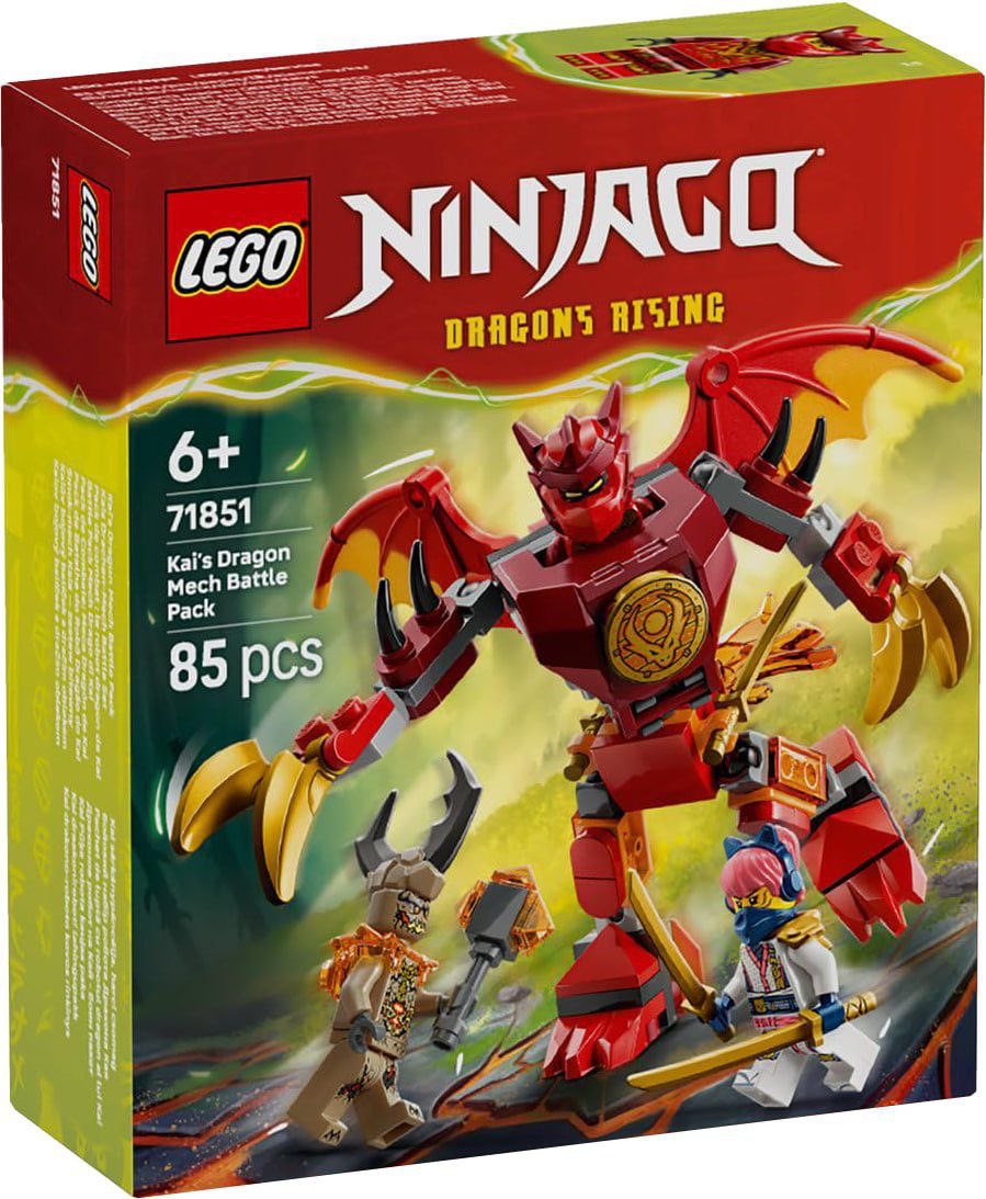 NINJAGO set 71851 “Kai's Dragon Mech Battle Pack” has been