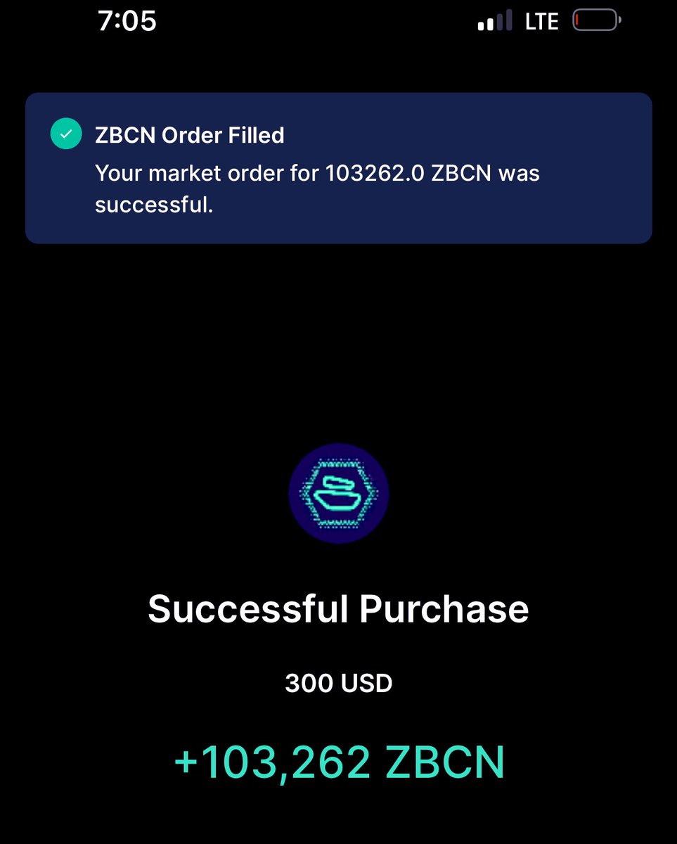 ⛵️⛵️⛵️🤩🤩🤩🚀🚀🚀
$ZBCN <a href="/Zebec_HQ/">Zebec Network</a> 
Always Buying The Dips!!