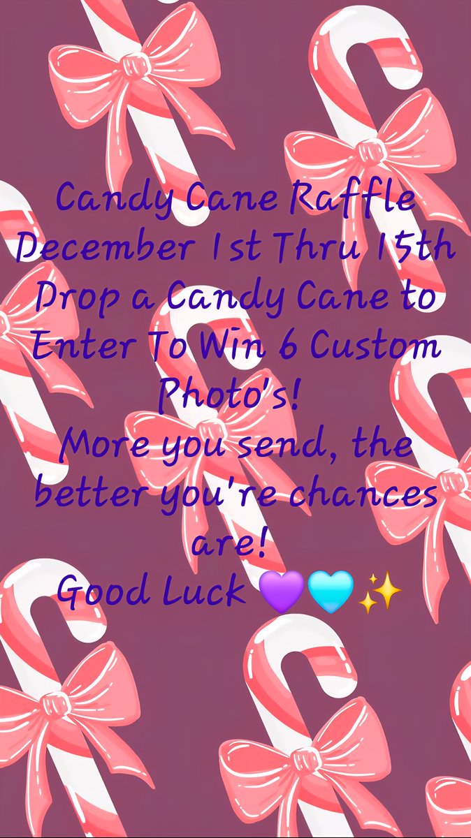 Enter to Win. Send a Candy Cane for a chance. More the merrier! 

joinfambase.com/invite?c=Eon2r…

#streamer #SpicySessions #Altseason #Christmas