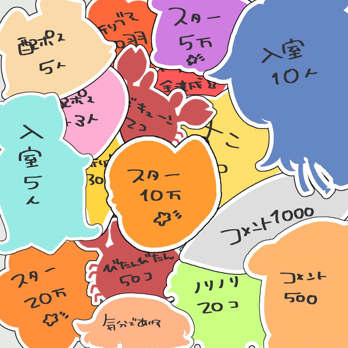 ⚆̤_ ⚆̤ ꢏ[ お知らせ ]ꢖ 本日パネル開け21時から꜀^. ̫.^꜆ 入室