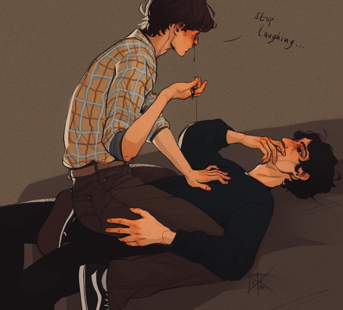 sorcererzheart's tweet photo. #whoremembers when mlvns would call this stealing their trope and that we're never gonna get it IJBOL (art by @.scapegods) https://t.co/09gFVPFB2p