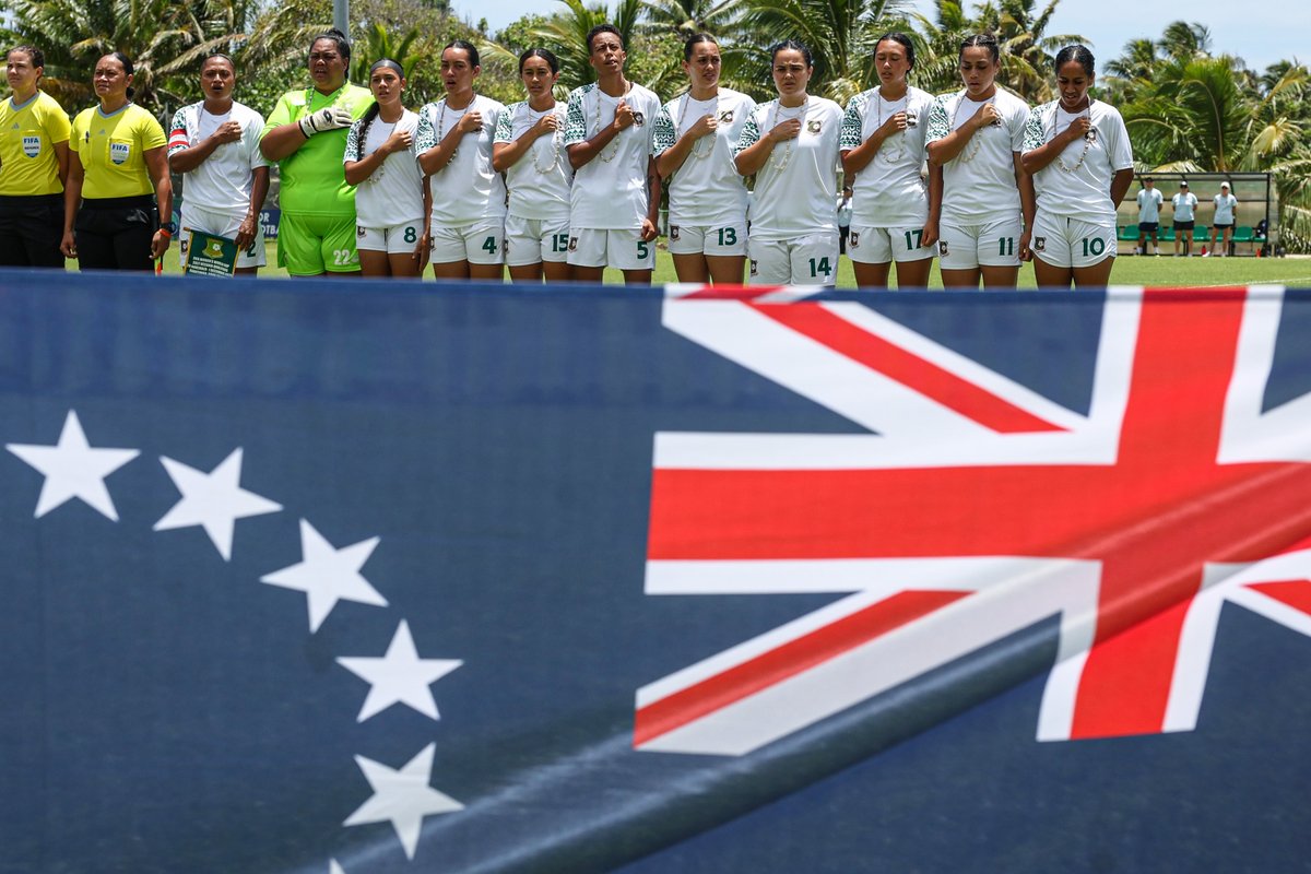 OFCfootball's tweet image. What an effort from both teams! 🙌🏾

Catch the best moments from today's match between American Samoa and Cook Islands 📸🇦🇸🇨🇰 

Photo credit: OFC Media via Phototek. 

#FWWC #OceaniaQualifiers #ALLIN