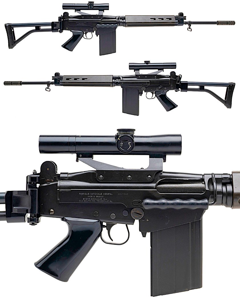 AutoMagArchive's tweet image. 1984 FN Model 50.61 &apos;&apos;Para&apos;&apos; FAL with 4x28mm FN scope.