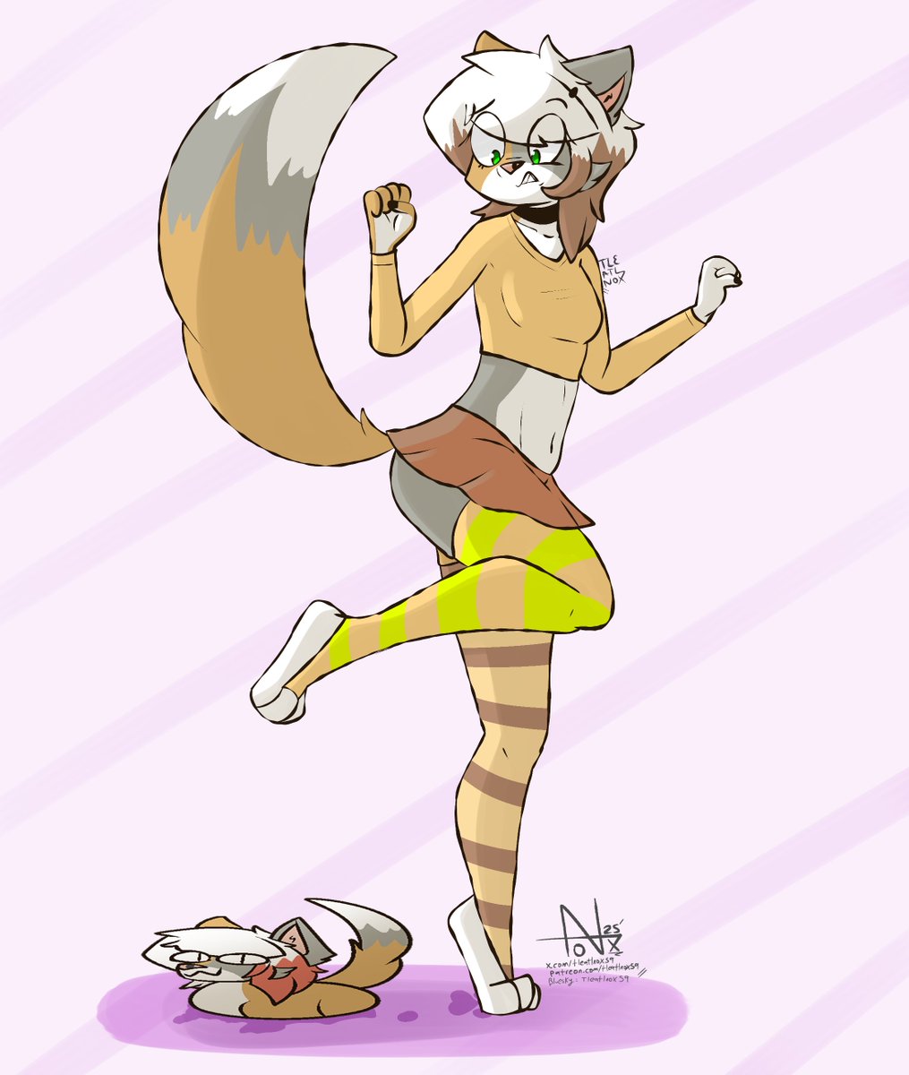 Linna didn't see the creature, but with some water it'll be fine again 🐱