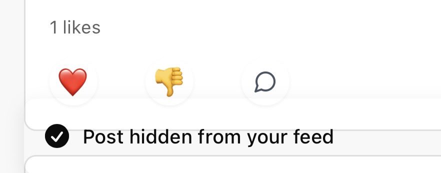 iPhelipeVR's tweet image. Spoiler Fact:
That thumbs-down wasn’t from anyone — it’s a sovereign feature of DSocial ∞.

It’s not a “public dislike.”
Its purpose is to clean your feed without affecting any creator.

One tap. Clean feed. Zero drama.

More DSocial ∞ spoilers coming soon.

#InternetComputer…