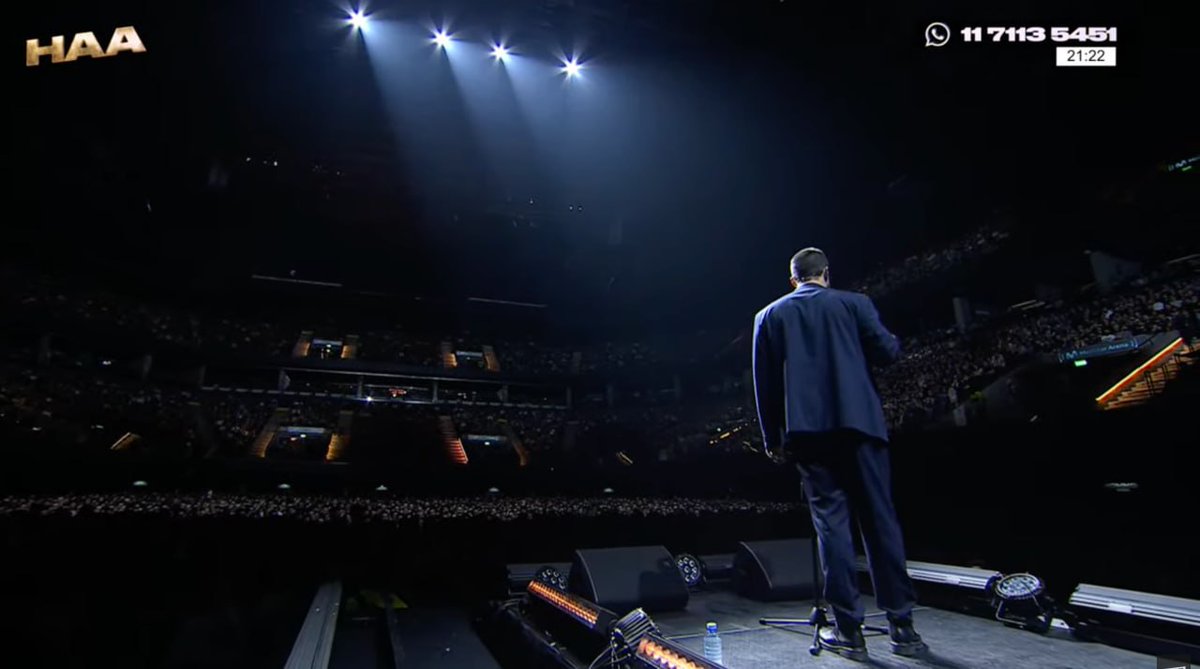 .<a href="/tomasrebord/">Rebord Khan</a> metió 15K en el Movistar Arena y hay 25K viéndolo por Youtube.

Wow.