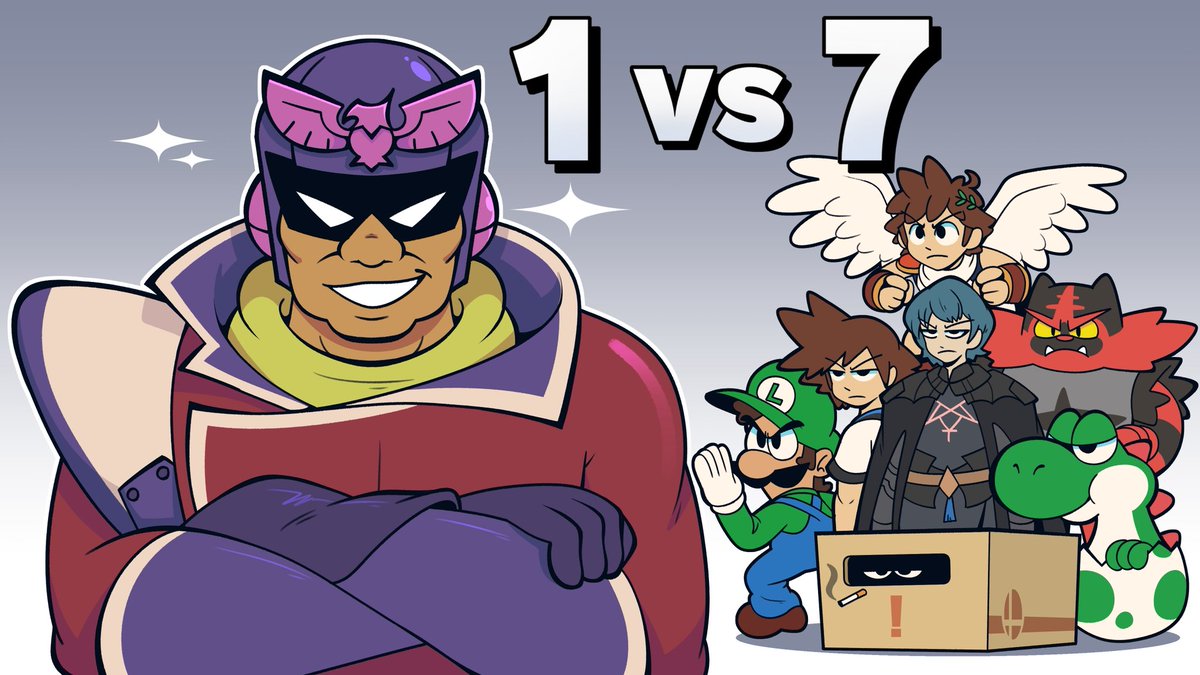 I could take them on no problem (I can’t)

Thumbnail I did for the latest <a href="/FatalityFalcon/">Griffin Miller @LMBM Next!</a> video :)