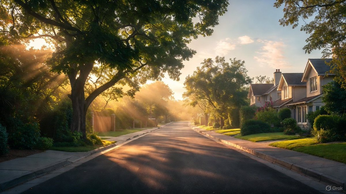 cs2903singh's tweet image. Golden hour streets, quiet trees, gentle sunrays on the road — mornings like this reset the mind before the world wakes up. 🌅🚶‍♂️ #MorningWalk #GoldenHour #MorningVibes #PeacefulMorning