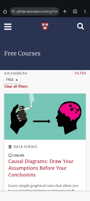 thealfredbonsu's tweet image. 𝗛𝗮𝗿𝘃𝗮𝗿𝗱 𝗨𝗻𝗶𝘃𝗲𝗿𝘀𝗶𝘁𝘆 𝗙𝗿𝗲𝗲 𝗢𝗻𝗹𝗶𝗻𝗲 𝗖𝗼𝘂𝗿𝘀𝗲𝘀 𝟮𝟬𝟮𝟱 

📖 100+ 𝑪𝒐𝒖𝒓𝒔𝒆𝒔 𝒊𝒏 𝑴𝒖𝒍𝒕𝒊𝒑𝒍𝒆 𝑭𝒊𝒆𝒍𝒅𝒔
⭐ 𝑩𝒐𝒐𝒔𝒕 𝒀𝒐𝒖𝒓 𝑹𝒆𝒔𝒖𝒎𝒆 𝒘𝒊𝒕𝒉 𝑯𝒂𝒓𝒗𝒂𝒓𝒅 𝑹𝒆𝒄𝒐𝒈𝒏𝒊𝒕𝒊𝒐𝒏

#HarvardCourses #FreeLearning #AlfredBonsu