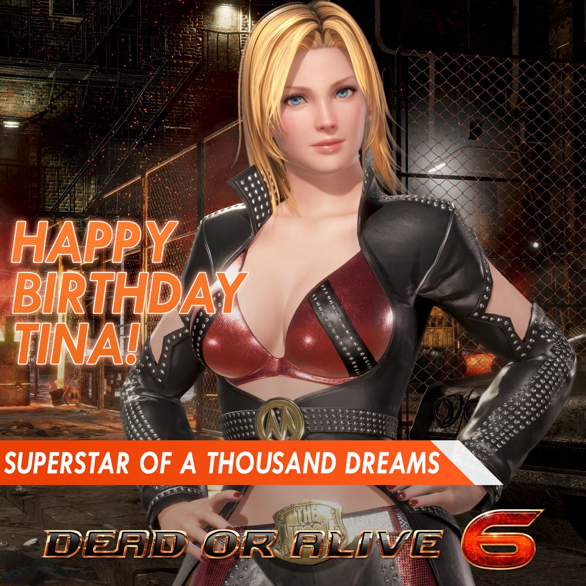 DOATEC_OFFICIAL's tweet photo. Happy Birthday Tina! 🥳
#DOA6 #DEADORALIVE6

https://t.co/D9Bgq4aMan https://t.co/IGRLVsL8Rt