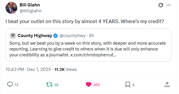 annbauerwriter's tweet image. The truth is, people in Minnesota have spent 4+ years shouting about rampant fraud from the rooftops - none more effectively or often than @billglahn - and at great personal cost. It wasn&apos;t until the @countyhwy story that anyone paid attention. Now, suddenly it can be told.